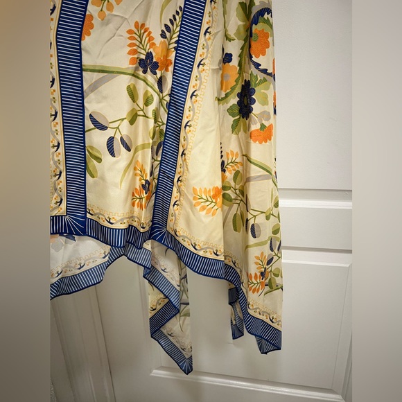 NWT Rebecca Taylor Silk Phoenix Floral Midi Dress - Picture 12 of 16